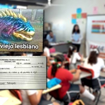 Niña le grita a su maestro “cállese viejo lesbiano” en plena clase