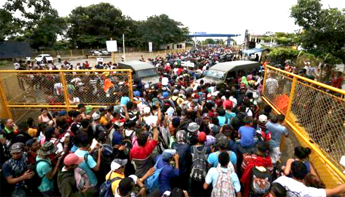 Caravana de migrantes a México, señal de una catástrofe en Centroamérica