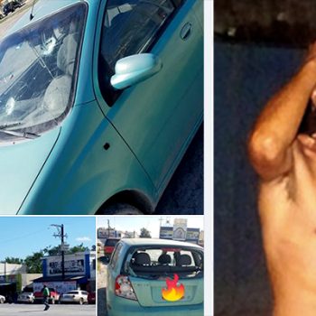 “Esquizofrénico” de Río Bravo destruye un coche