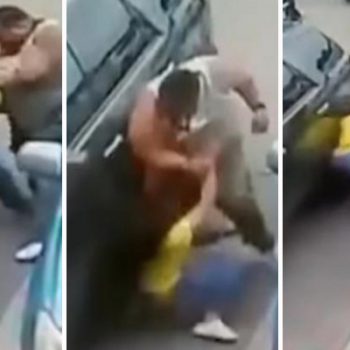 Le ganan el estacionamiento y agarra a golpes a dos mujeres
