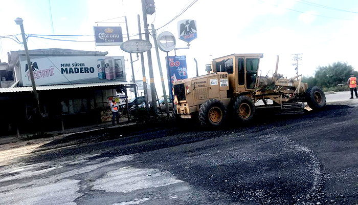 Avenida Tamaulipas en Río Bravo finalmente es pavimentada