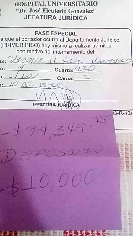 Ayuda para riobravense víctima de chofer que se dio a la fuga