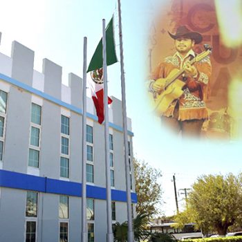 Bandera a media asta por luto de Río Bravo