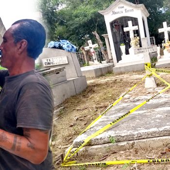 Deterioro de tumbas en Río Bravo, expuesto por “Día de Muertos”