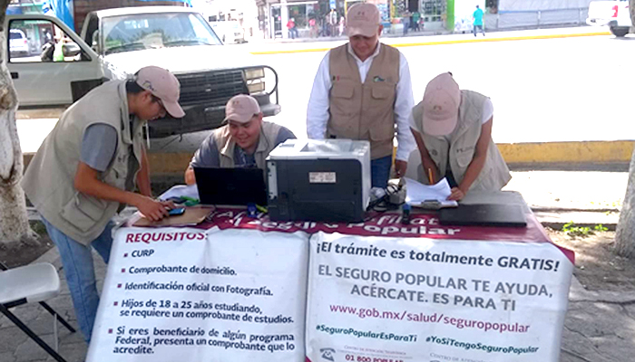 Módulo de afiliación y renovación del Seguro Popular
