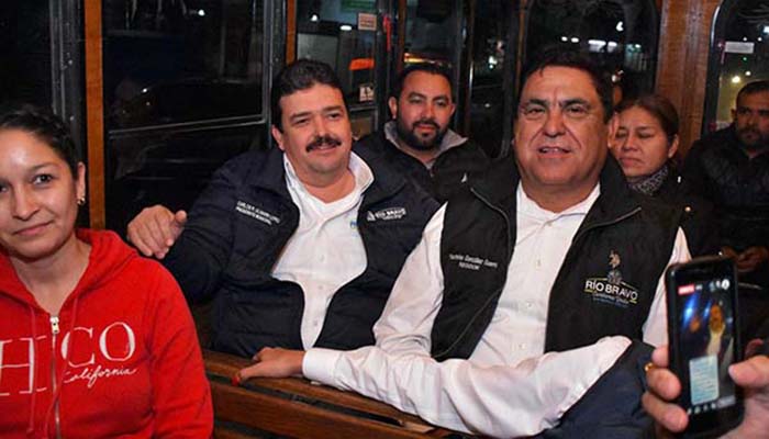 Alcalde de Río Bravo inaugura ruta nocturna de transporte público gratuito