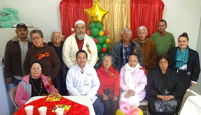 posada navideña del adulto mayor 2018
