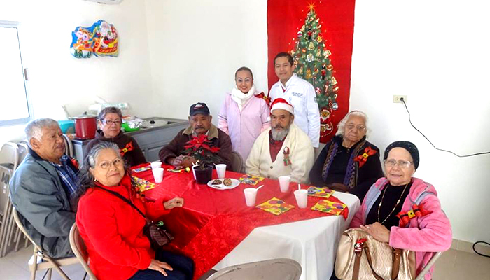posada navideña del adulto mayor 2018