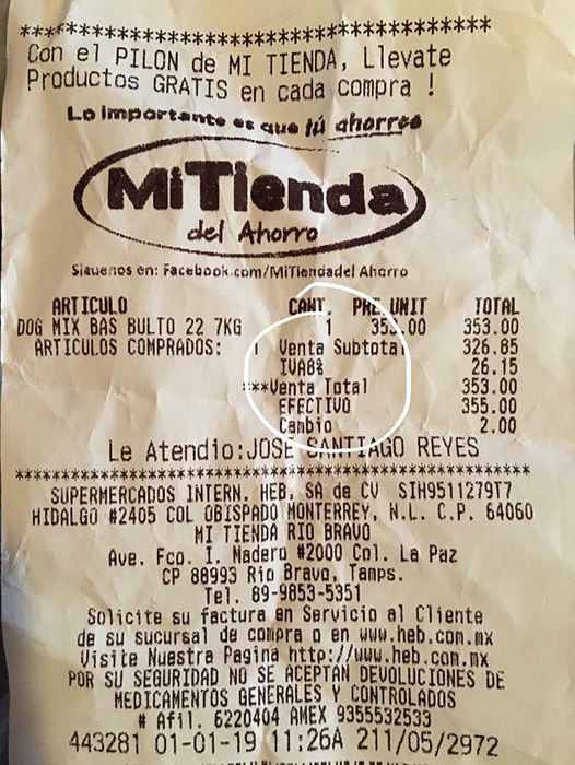 Los clientes de “Mi Tienda” ya están comprobando que es una realidad lo del 8% de IVA en Río Bravo.