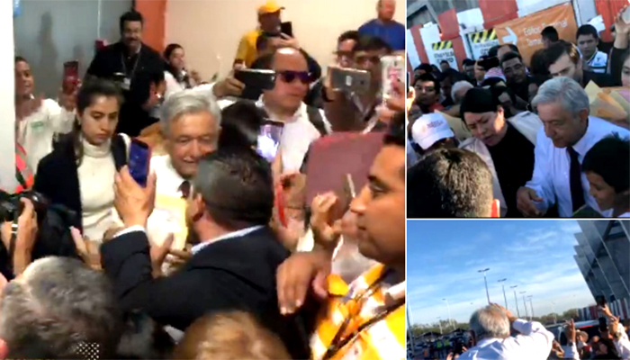 López Obrador llega a Reynosa para presentar programa fronterizo