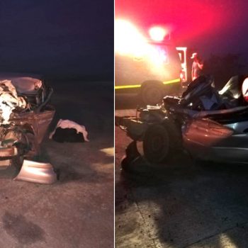 Tráiler chocó contra un Tsuru y se dio a la fuga en carretera Río Bravo