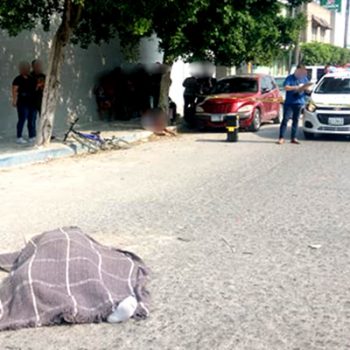 Embarazada muere atropellada en Río Bravo