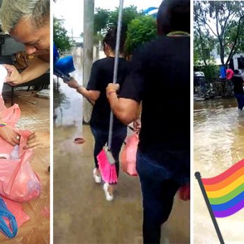Comunidad LGBT de Reynosa, reparte ayuda humanitaria a los afectados por la tormenta