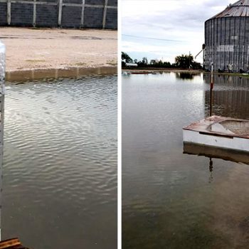 Hasta casi 5 pulgadas de agua por lluvias en Río Bravo