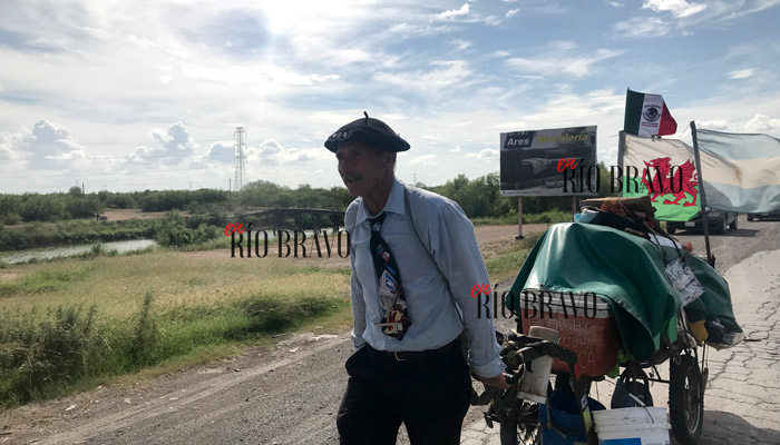 Don Martín viaja desde Argentina hasta Alaska y pasa por Río Bravo