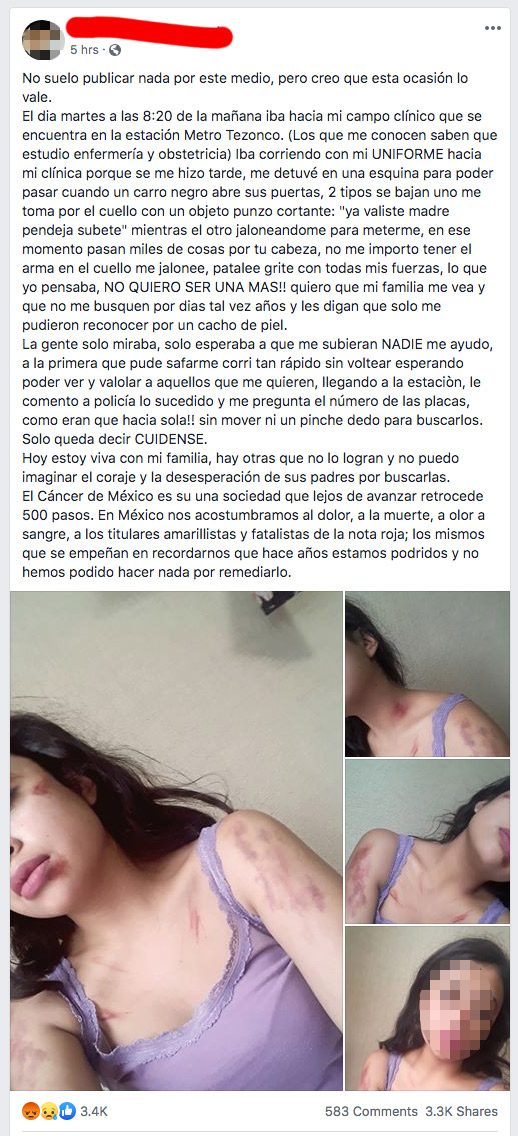 publicacion en facebook