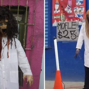 Piñatería Ramírez elabora piñata de “Maki Zombie” en Reynosa
