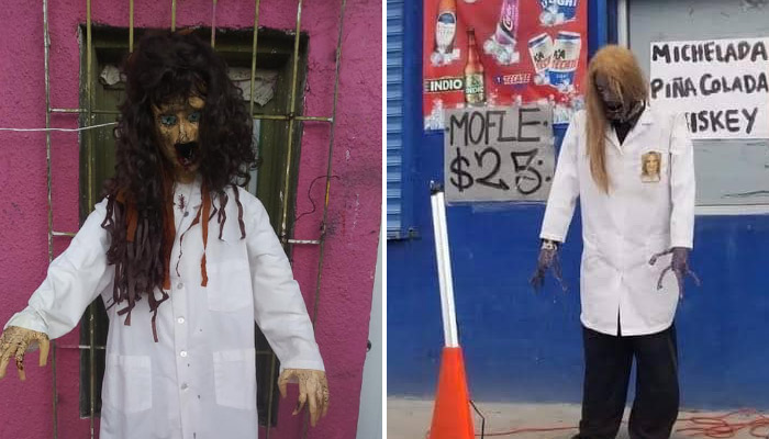 Piñatería Ramírez elabora piñata de “Maki Zombie” en Reynosa
