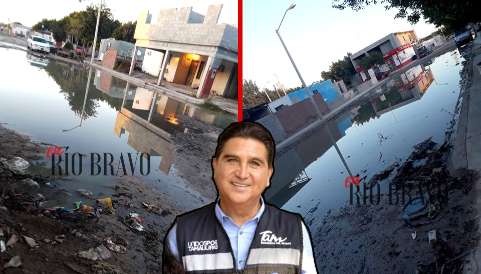 Continúan las denuncias en el Fraccionamiento Azteca por lagunas de aguas negras - Raúl García Vivián