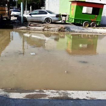 Denuncian 'obra' inconclusa en Fraccionamiento Azteca en Río Bravo