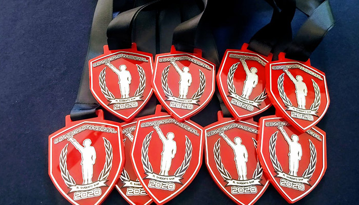 Medallas del concurso 