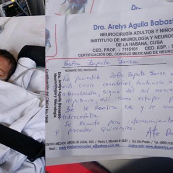Bebé riobravense necesita ayuda de la comunidad