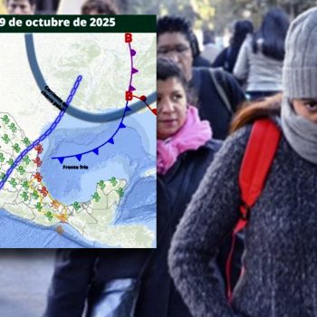 Frente frío llegará este miércoles a la frontera