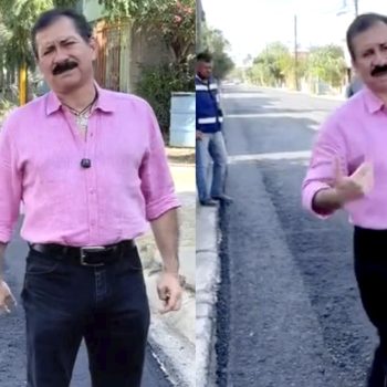 Almaraz supervisa avance de pavimentación en la colonia Fovissste San Diego