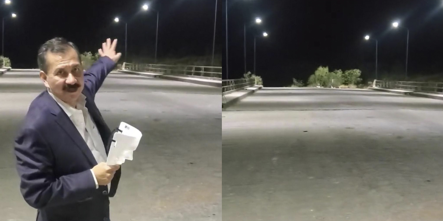 Habilitarán y alumbran el Puente Gris en Río Bravo