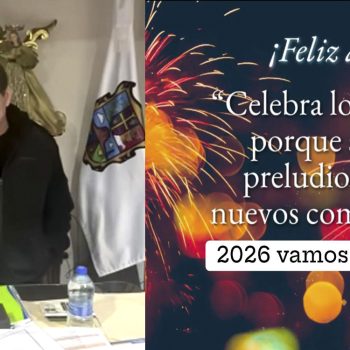 Alcalde de Río Bravo desea feliz Año Nuevo a las familias; atracciones de la feria continúan