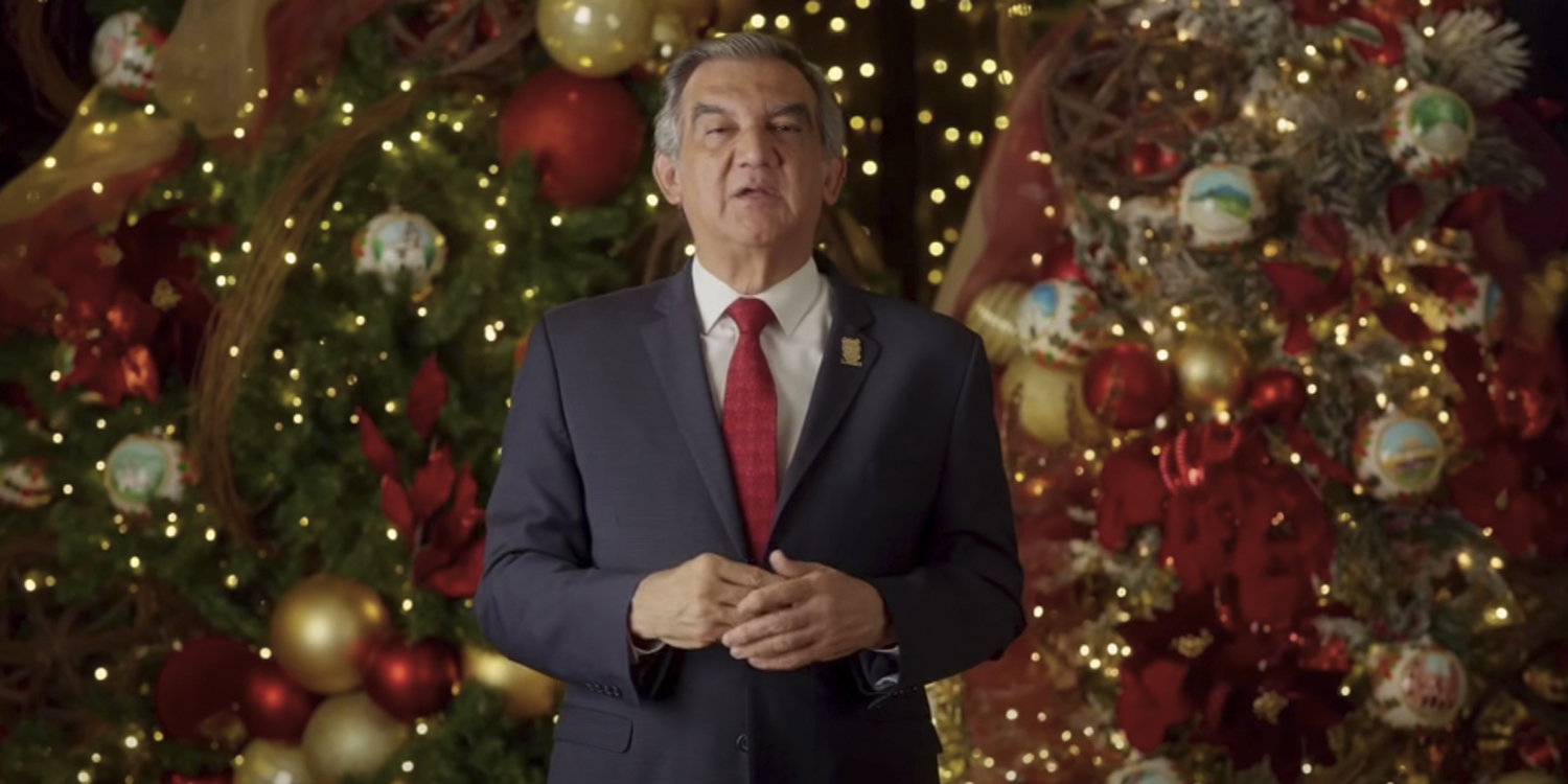 Américo Villarreal envía mensaje navideño a las familias tamaulipecas