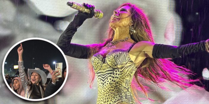 Gloria Trevi enciende la Feria de Río Bravo pese a la lluvia