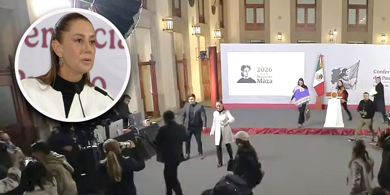 Desalojan Palacio Nacional tras sismo durante la mañanera