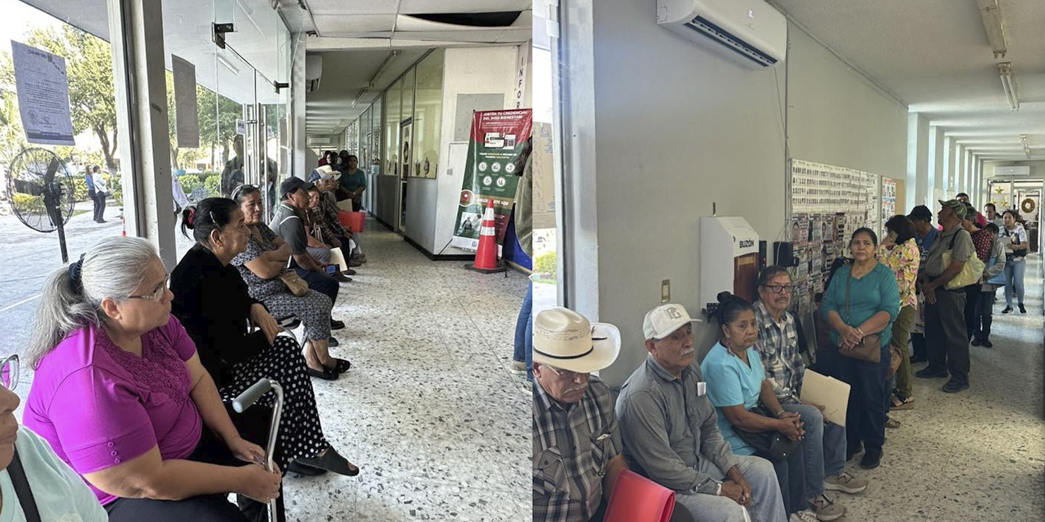 Largas filas para el pago de predial en presidencia municipal