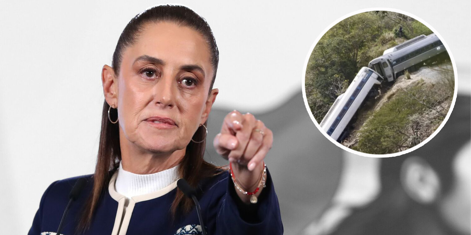 Sheinbaum avala investigar a hijo de AMLO por accidente ferroviario