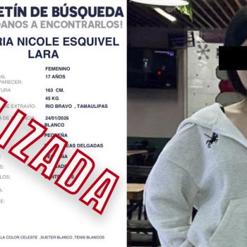 Valeria es localizada con vida; se encontraría en la Fiscalía