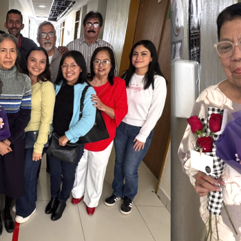 Doña Agus se jubila tras 14 años de servicio en el Hospital General de Río Bravo