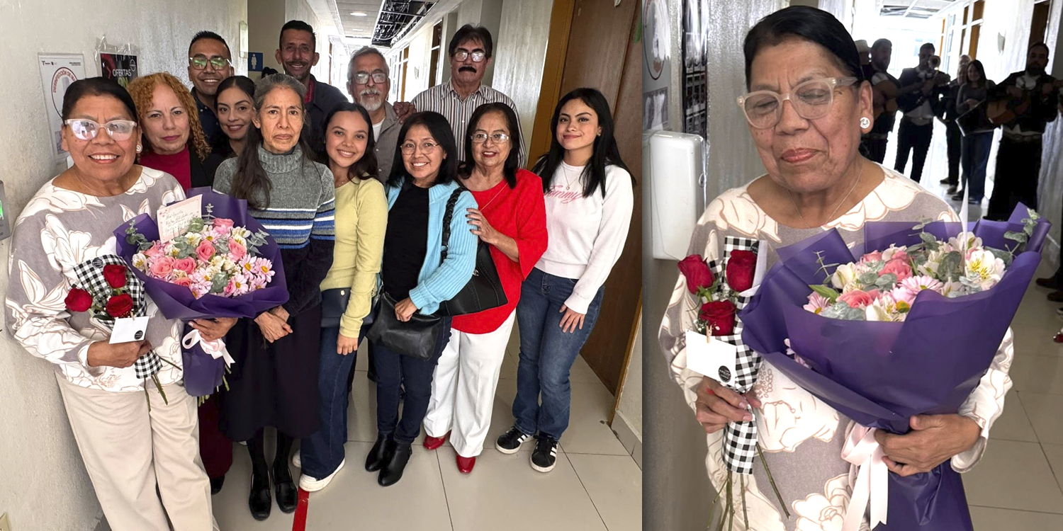 Doña Agus se jubila tras 14 años de servicio en el Hospital General de Río Bravo