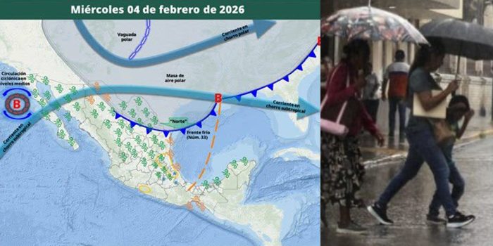 Frente frío 33 ingresará a Tamaulipas este miércoles