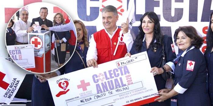 Inicia la Colecta Anual 2026 de la Cruz Roja Mexicana en Río Bravo