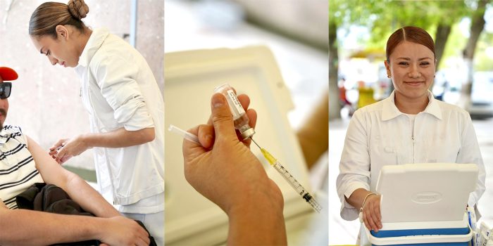 Campaña de vacunación contra el sarampión continúa en Río Bravo