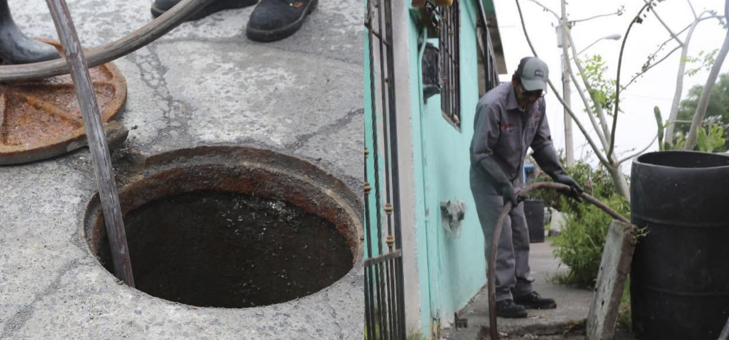 Comapa realiza trabajos de desazolve en sectores de Río Bravo