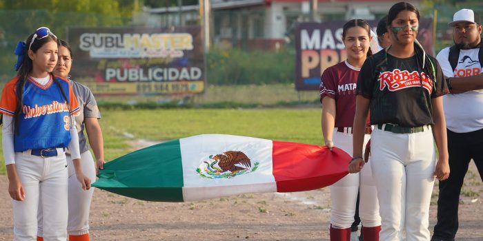Inauguran Campeonato Estatal de Sóftbol Femenil en Río Bravo